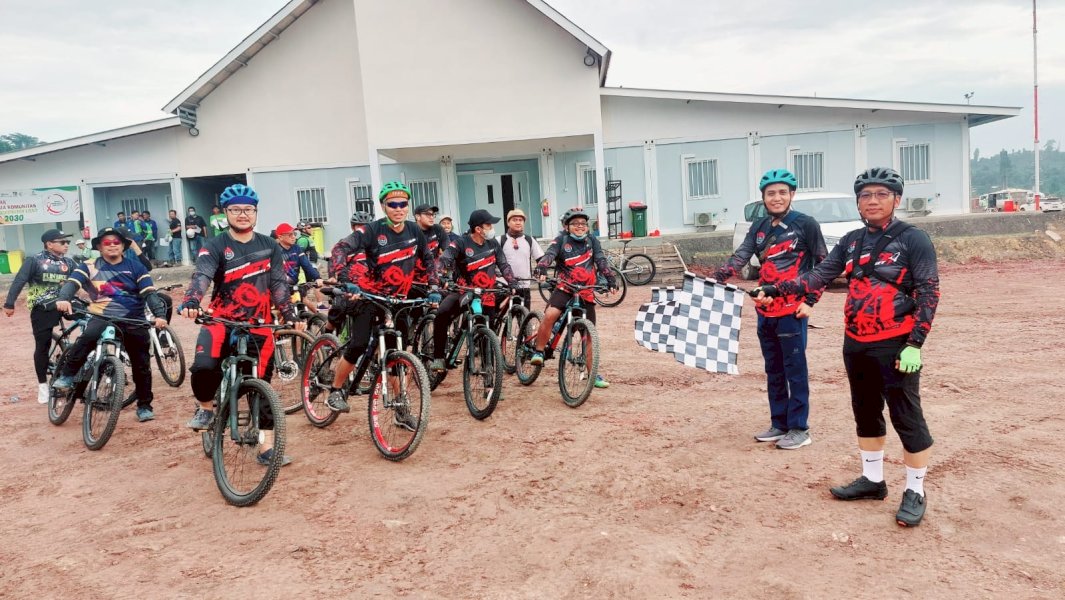 PT PAMA GELAR BAKTI SOSIAL DENGAN KONSEP FUN BIKE DI SANGATTA